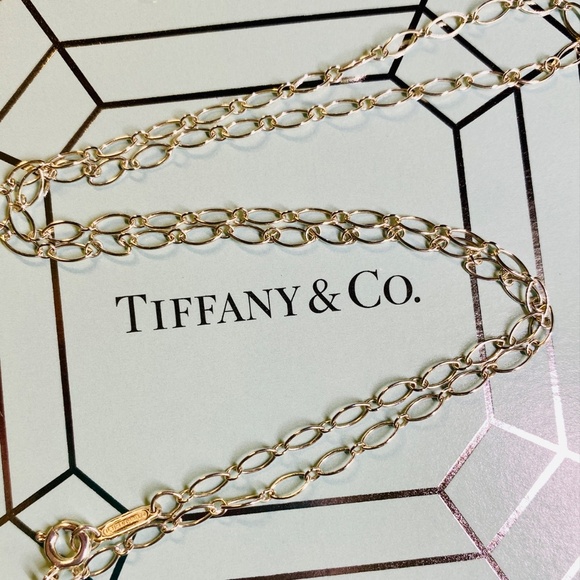 Tiffany co link chain 925 silver 18” new with box - Picture 4 of 6